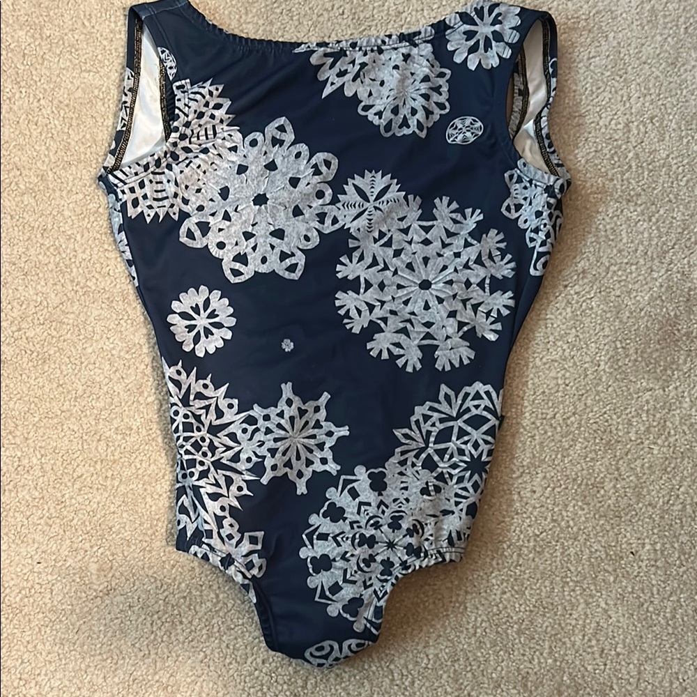 Snowflake Patterned Leotard